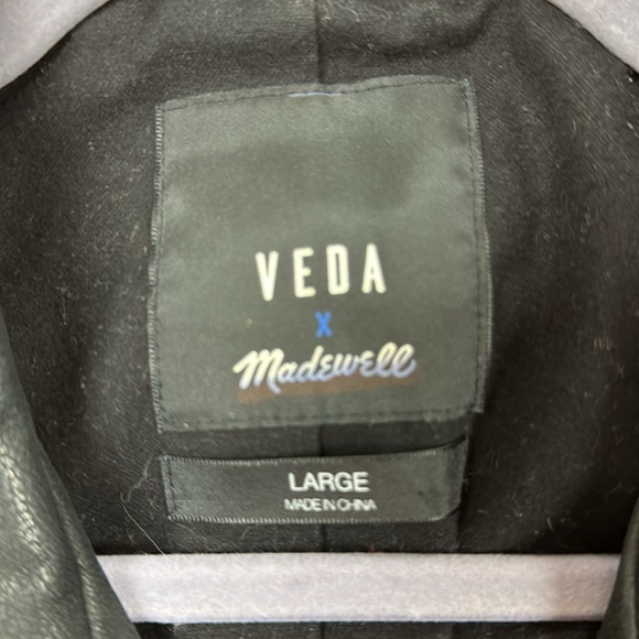 Veda x Madewell Washed Leather Moto Jacket - Picture 5 of 5
